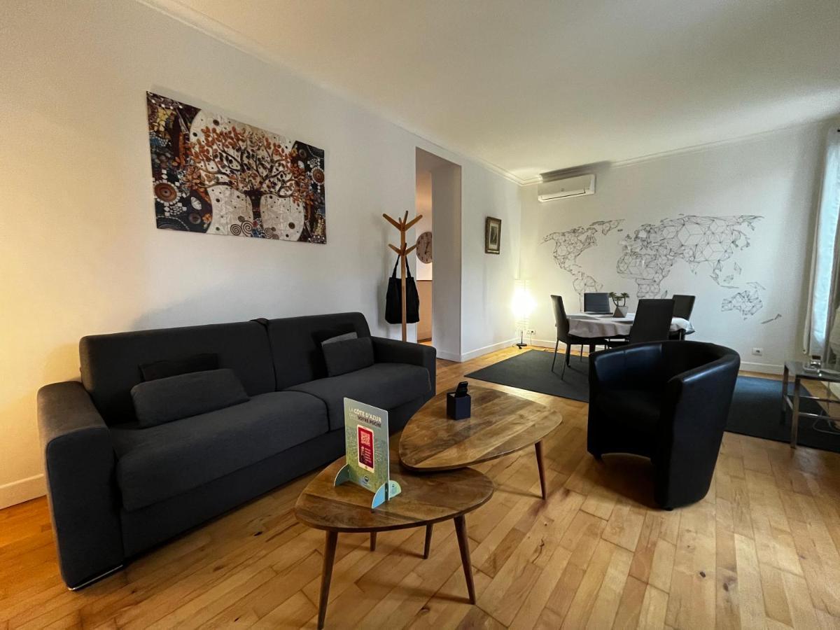 Nice Grand Appartement Face Jardin Екстериор снимка